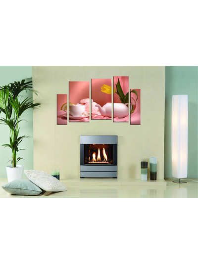 Модульная картина "Розовая легкость"