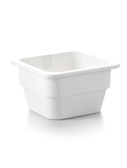 Гастроёмкость 1/6-100, меламин, цвет белый