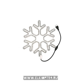 Гирлянда светодиодная "Снежинка радуга" LED 60х60 см.