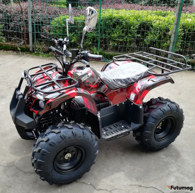 Квадроцикл GreenCamel Атакама T120 (48V 800W R8 Цепной привод) Армейский-красный