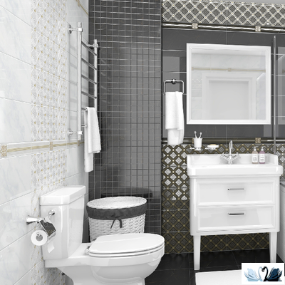 Плитка настенная Laparet Royal белый 20 х 60 см