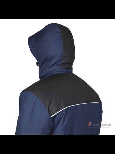 Костюм УНИВЕРСАЛ-T-ЗИМА с п/к, цв. черный/синий