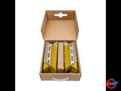 Реечные гвозди по дереву винтовые гальванизированные Toua D34 90 мм