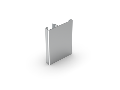 APN60 алюминиевый профиль наличника анод. серебро