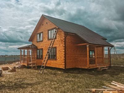 ДЖ-01 ГАБАРИТНЫЕ РАЗМЕРЫ: (10Х7,5М) 1,5 ЭТАЖА, ОБЩАЯ ПЛОЩАДЬ: 191М² (модификация 1)