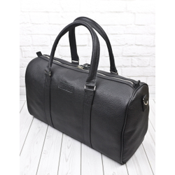 Кожаная дорожная сумка Noffo black (арт. 4018-01)