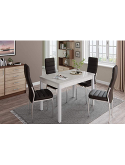 Стол обеденный Бостон 2 Крафт/Белый (ТЭКС)