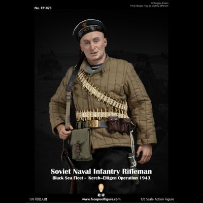 ПРЕДЗАКАЗ - Советский морпех Черноморского флота - Коллекционная фигурка 1/6 WWII Soviet Naval Black Sea Fleet Rifleman Special Edition (FP023B) - Facepoolfigure ?ЦЕНА: 25700 РУБ.?