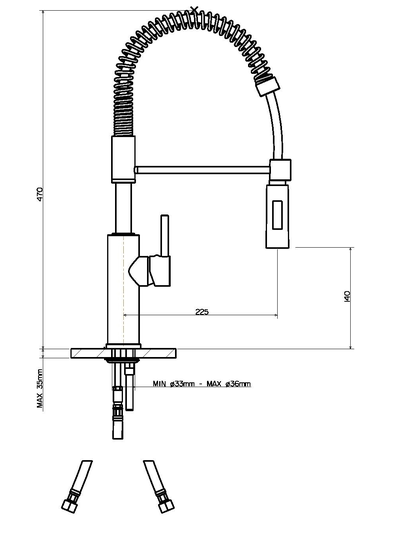 Смеситель Reginox CALDONAZZO chrome