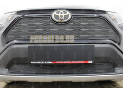 Защита радиатора Toyota Rav4 2019- black низ