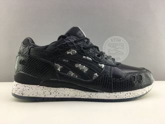 Asics Gel Lite 3 Чёрные с белым кожа (41-45) Арт. 016F-А