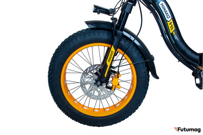 Электровелосипед Minako F11 PRO 20 (жёлтый)