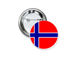 Значок закатной Норвегия