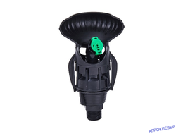 Разбрызгиватель круговой, 1/2"нар, зелёный