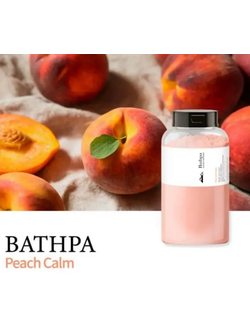 Bathpa Australian Salt Bubble - Soft Rosy Пенящаяся соль для ванны, аромат персика, 500 гр