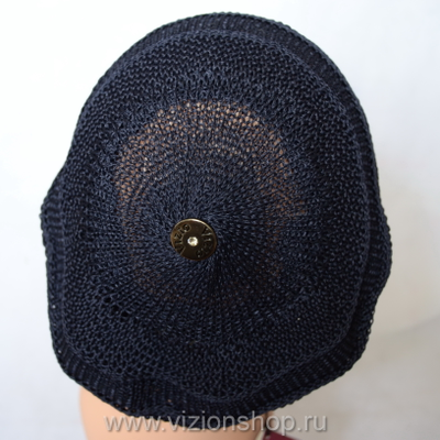 черный летний женский берет