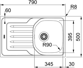 Мойка Franke Onda OLL 611-79