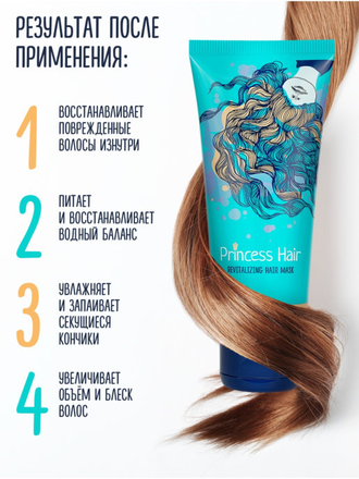 Маска для роста волос Princess Hair (3 тюбика)