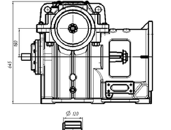 Редуктор РЧЛ-180х18 V=1,6 м/с 1006М.22.01.000 МЛЗ (правый, левый)