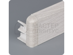 Плинтус из дюрополимера Comfort Classic 80 дуб патина с наружным углом