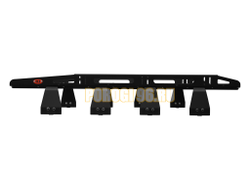 Багажник алюминиевый крашеный разборный 8-ми опорный, 2,1х1,3м Land Rover Discovery II 1989-2004 (01.394.70)