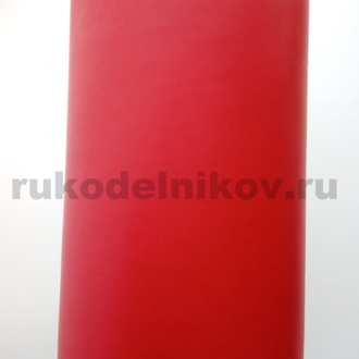 искусственная кожа Vivella (Италия), цвет-красный 4872, размер-50х35 см