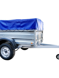 Прицеп «Спутник PRO» (1900x1200x480) увеличенный борт, оцинкованная рама, с силовым подрамником