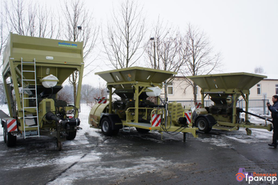 Передвижная вальцовая плющилка влажного зерна с прессом ROmiLL СР1