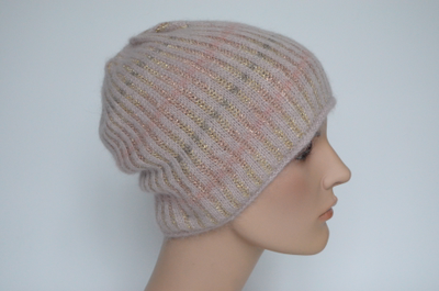 Розовая шапка Визио Италия