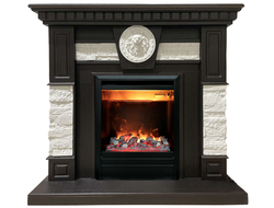 Электрокамин Порту BL M2 с очагом 3D Olympic