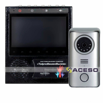 Комплект системы вызова помощи ТифлоВидео