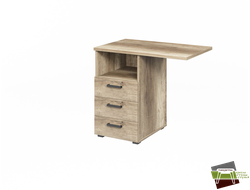 Тумба приставная L-233 Дуб Каньон 820*526*750 мм (Ш*Г*В)
