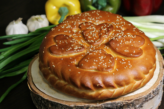 Мини пирог с Курой и грибами (500 гр)