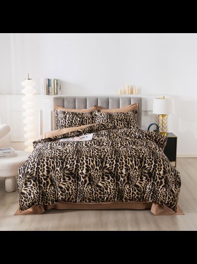 Постельное белье мако-сатин евро 200x220x1 250x270x1 50x70x4 TIS07-901