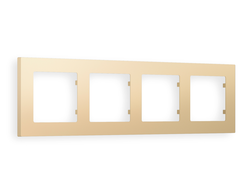 Рамка 4-ая Шампань, коллекция TECHNO - Ambrella Volt - ALFA