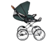 Коляска 2в1 Roan Bass Next Classic Green/Chrome D14 руч.Коричневый