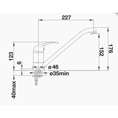 Смеситель Blanco Daras Silgranit, 526233