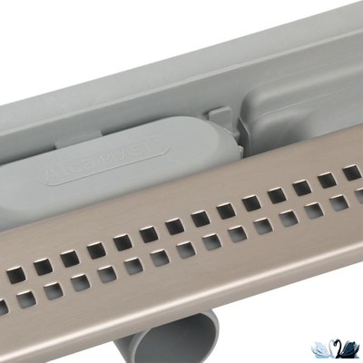 Лоток для душа Alcadrain APZ9-850 Simple желоб в комплекте с решеткой