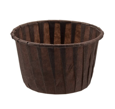 Форма для капкейков /капсула (100 шт., коричневая), 50*40мм