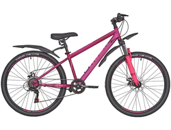 Подростковый велосипед RUSH HOUR NX 605 DISC ST розовый, рама 14
