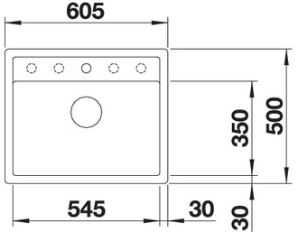 Мойка Blanco Dalago 6-F, 525875