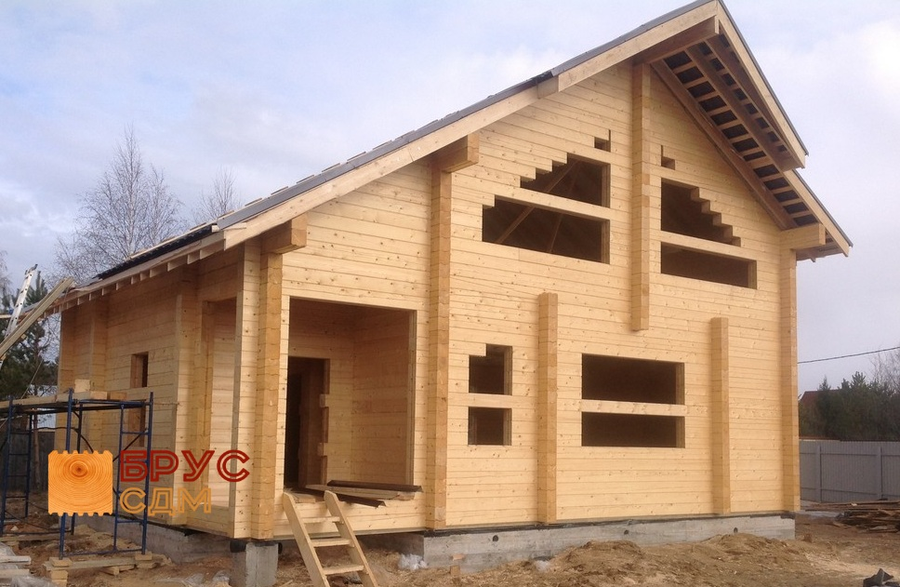 10 плюсов Дома из профилированного бруса