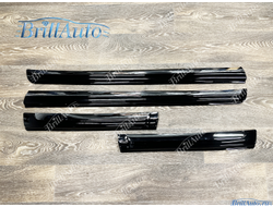 Молдинги Toyota Land Cruiser Prado 150 черные с хромом