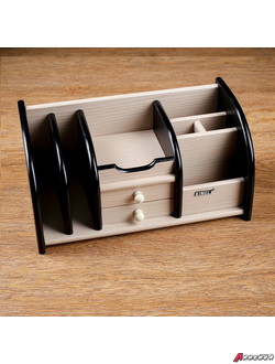 Органайзер Премьер 7 секций, 2 выдв ящика, венге/дуб молочный. 4468218