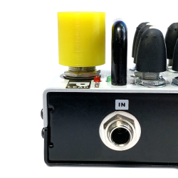 Насадка на кнопку педали эффектов, высокая (3D печать), 1 шт (желтая)