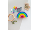 Пирамидка - прорезыватель из пищевого силикона Радуга большая