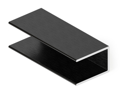 Заглушка торцевая для цоколя L=5400 Черный крацованный GA0840.VP540.BKBAN.CJ  ARISTO *