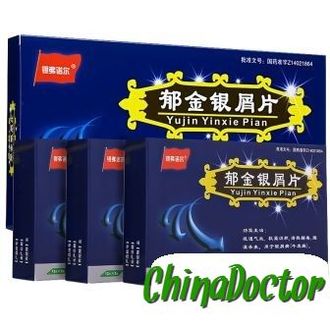 Таблетки «Юйцзинь Иньсе» (Yujin Yinxie Pian) для лечения псориаза, экземы, чешуйчатого лишая