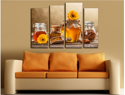 Модульная картина "Медовый спас"