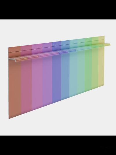 Плинтус скрытого монтажа PRO DESIGN 323 покраска по RAL